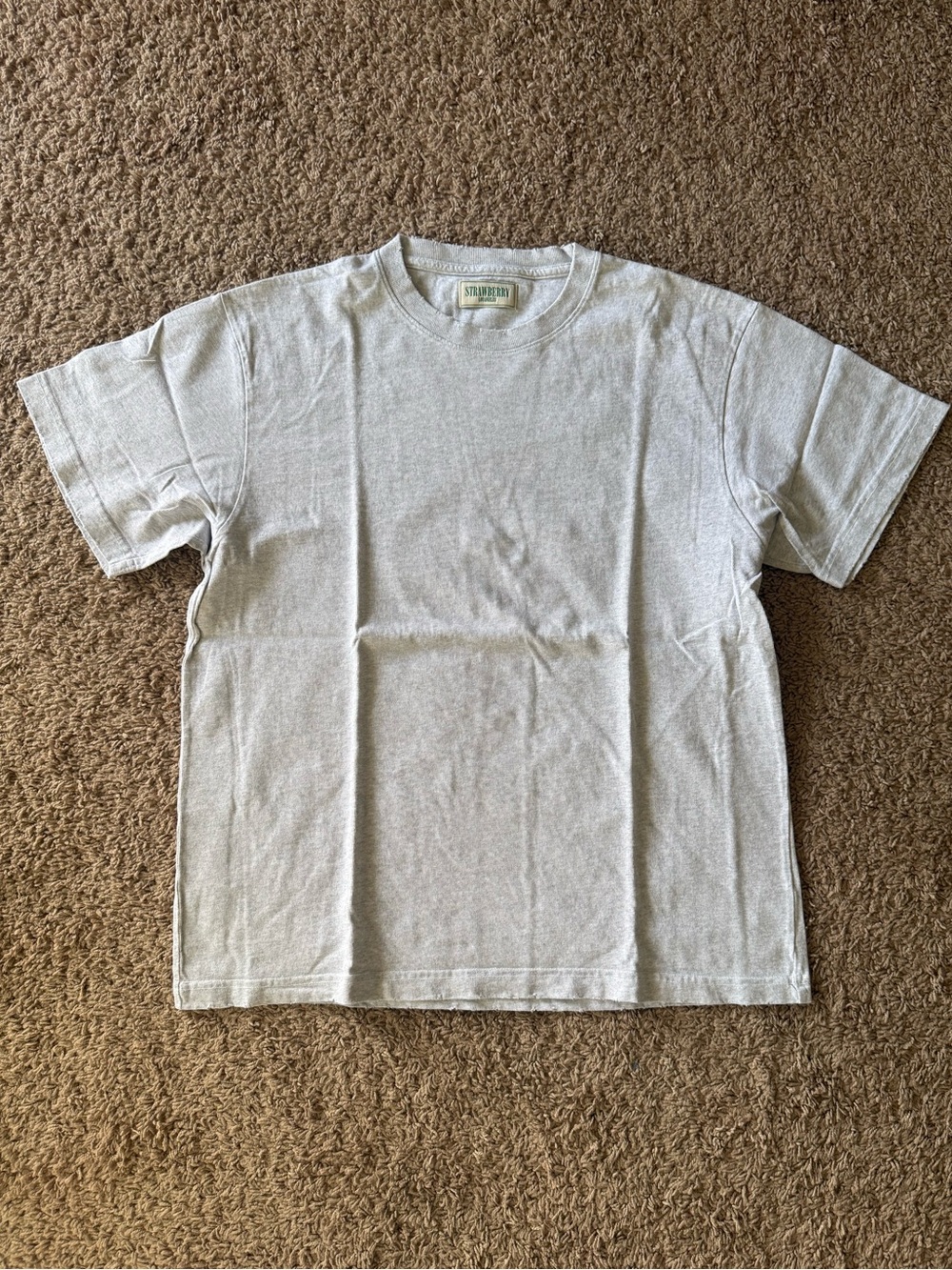 Strawberry Heather Grey Vintage Tee
